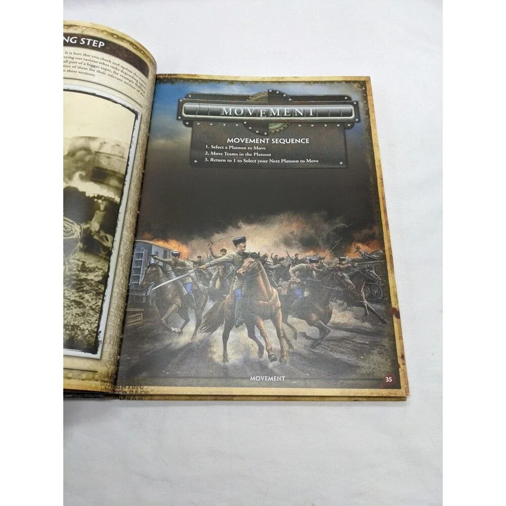 Lot Of (2) Flames Of War World War II Miniatures Game Rulebooks Hardcover Mini